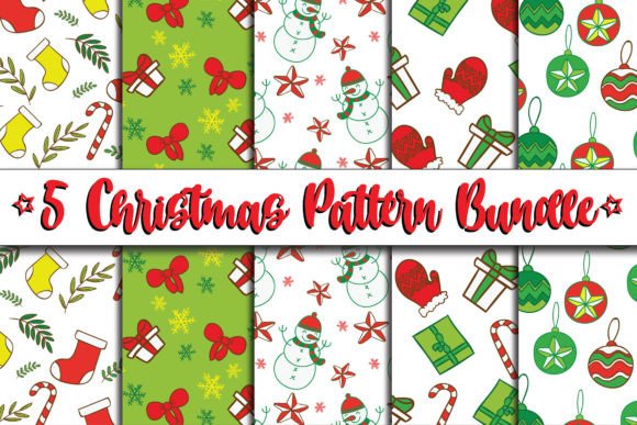 Merry Christmas Digital Patterns