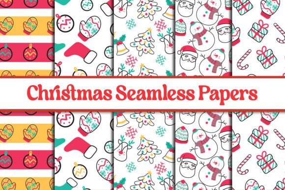 Merry Christmas Digital Patterns Design: A Creative Resource for Holiday Projects