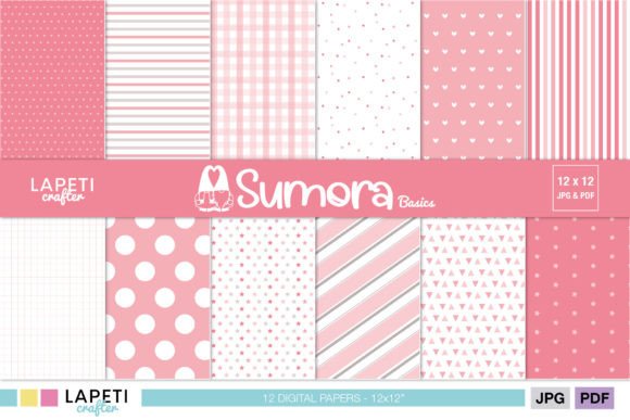 Pink Geometric Patterns: A Versatile Design Resource for Creativity and Practical Use