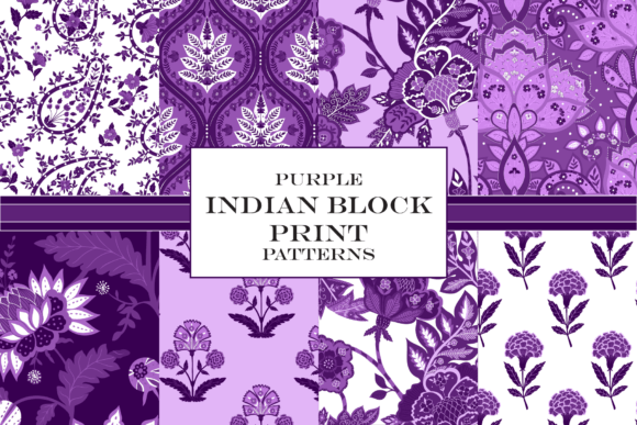 Purple Bohemian Patterns Indian Style: A Strategic Choice for Creative and Practical Applications