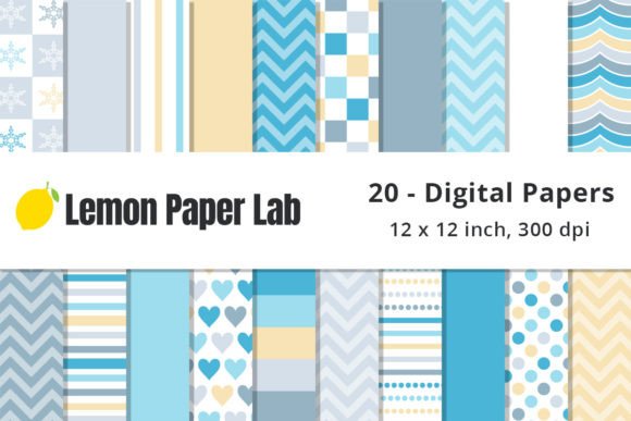 Winter Charm Digital Papers